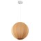 Jonathan Y Sia 16" 1-Light Scandinavian Japandi Adjustable Lantern Metal w/Ribbed Cocoon Globe Shade LED Pendan JYL4206D - alternate 2