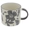 Homeroots Gray and Ivory Sixteen Piece Round Floral Ceramic Service For Four Dinnerware Set 534529 - alternate 2