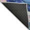 Homeroots 8' X 10' Navy Blue And Sky Blue Floral Washable Indoor Outdoor Area Rug 611074 - alternate 3