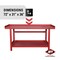 American Forge And Foundry Heavy-Duty Workbench  72 in x 31 in x 36 in, 1,300 lbs Capacity 3996 - alternate 2