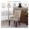 Leisuremod Spruce Collection Modern Wooden Dining Chair in Taupe, 4PK SC24TP4 - alternate 2