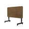 Correll Rectangle Econoline TFL Flip Top Table, 48 in W, 23 in to 31 in H, Particleboard Top, Medium Oak FTM2448TF-06 - alternate 2