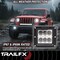 Trailfx LED Driving-Fog Light, 6 Clear High Intensity LED 3 Watt Bulbs 3X2F1 - alternate 2