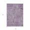 Homeroots 8' X 10' Purple And Ivory Geometric Washable Indoor Outdoor Area Rug 594806 - alternate 2