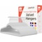 Campior Premium Velvet Non-Slip Hangers, Heavy Duty, 360 Deg Swivel Hook, White Velvet Finish, 20PK CMPVVH20WH - alternate 1