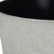 Homeroots 12in Cream Recycled Plastic Indoor Outdoor Round Pot Planter 488303 - alternate 2
