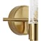 Jonathan Y Bolha 18" 3-Light Minimalist Modern Bubble Acrylic/Iron Integrated LED Vanity Light, Brass Gold JYL7224B - alternate 3