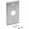 Eaton Tripp Lite Series 1-Port Single Gang Faceplate, Stainless Steel, Industrial Grade, IP44, TAA N206-FP01-IND - alternate 2