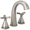 Delta Stryke Two Handle Widespread Bathroom Faucet, 5.81 in, Lumicoat Stainless 357756-SS-PR-MPU-DST - alternate 1