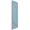 Ekena Millwork True Fit PVC Bungalow Fixed Mount Shutters, Peaceful Blue, 12W x 32H, PR TFP001BG12X032SB - alternate 3