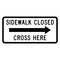 Sign Solutions Usa Traffic Sign, 24 in Width, Aluminum Sign, Horizontal Rectangle DUS06DWT2412R9-11Ra - alternate 1