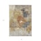 Homeroots 5' X 8' Taupe Black And Copper Abstract Washable Indoor Outdoor Area Rug 606026 - alternate 2