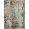 Homeroots 3' X 5' Pewter And Ivory Abstract Washable Indoor Outdoor Area Rug 616184 - alternate 3