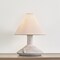 Troy Lighting Passage 1 Light Rechargeable Table Lamp in Patina Brass/Ceramic Riven Chalk Finish RTL4412-PBR/CVC - alternate 3