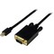 Startech.Com 3 ft Mini DisplayPort to VGAAdapter Converter Cable - mDP to VGA 1920x1200 - Black MDP2VGAMM3B - alternate 1