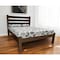 Homeroots Brown Solid Wood Twin Bed Frame 546732 - alternate 2