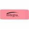 Integra Pencil Eraser, 2" x 0.8" x 0.4", Pink, 24PK ITA36522 - alternate 1