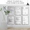 Acrimet Wall Mount Sign Holder Letter Size 8.5 x 11 Clear Crystal Plastic Self Adhesive, 2PK 865.1 - alternate 4