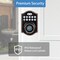 Wrightmaster 4-in-1 Aluminum Smart Pad Lock with App Control, Fingerprint, Keypad, Key Unlock, Auto-Lock ZR-D6 - alternate 3