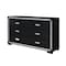 Global Furniture Usa Contemporary Glam Soleil Charcoal Dresser SOLEIL-CHARCOAL-DR - alternate 2