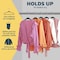 Lifemaster Black Velvet Kids Hangers 30 Pack, 10.83" Non-Slip, Slim ABS, Swivel Hook & Notches LMVVBH30BK - alternate 6