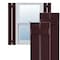 Ekena Millwork True Fit PVC, Two Board Spaced Board-n-Batten Shutters, Wine Red, 11 1/4W x 79H, PR TFP101SBF11X079WR - alternate 1