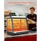 Vevor 3-Tier Commercial Food Warmer Display Pizza Cabinet 75L with LED Light NB-601D - alternate 3