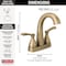 Delta Stryke Two Handle Centerset Bathroom Faucet, 5.94 in, Lumicoat Champagne Bronze 25775-CZ-PR-MPU-DST - alternate 2
