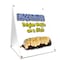 Signmission Fudge Puppies, 36 Inch x 24 Inch A-frame Yard Sign, Plastic Sign SBC-2436-Fudge Puppies - alternate 1
