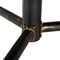 Homeroots 71" Black and Gold Wood and Steel Trestle Base Dining Table 572225 - alternate 3