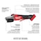 Milwaukee Tool M18 FUEL 5 in. Flathead Braking Grinder with No-Lock Paddle Switch (Tool Only) 2886-20 - alternate 3