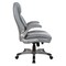 Office Star Products Office Chair, Silver, Leather, Swivel ECH75137-EC2 - alternate 2