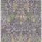 Homeroots 3' X 5' Purple Green And Brown Floral Washable Indoor Outdoor Area Rug 605295 - alternate 3