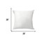 Homeroots 20" White Down Feather Throw Pillow Insert 534267 - alternate 1