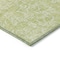 Homeroots 10' X 14' Artichoke Green And Ivory Floral Washable Indoor Outdoor Area Rug 581845 - alternate 3