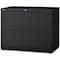 Hirsh 30" W 2 Drawer Lateral File Cabinet, Black, Letter, Legal, A4 14971 - alternate 1
