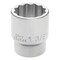 Performance Tool 3/4 in. Drive 1-3/8 in. 12-Point SAE Socket W34544 - alternate 1