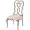 Homeroots Set of Two Ivory and Champagne Upholstered Velvet And Solid Wood Dining Side Chairs, 2PK 573387 - alternate 4