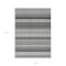 Homeroots 10' X 14' Black Striped Washable Indoor Outdoor Area Rug 576958 - alternate 3