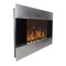 Northwest 36in Wall Mounted Electric Fireplace Heater w/ Remote Control Adjustable LED Flame Brightness & Heat 80-EF421S - alternate 3