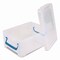 Advantus Super Stacker Lift-Off Lid Storage Tote, 14.25 x 10.3 x 6.5, Transparent/Blue 39811 - alternate 5