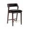Manhattan Comfort Patricia Counter Stool  in Black - Set of 2 2-CS023-BK - alternate 3