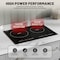 Anzzi 14 in. 2 Elements Glass Top Induction Cooktop in Black w/ 1800W, Auto-Off, & Child Safety Lock AZ-CKTID01 - alternate 3