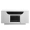 Global Furniture Usa Contemporary Aileen White 66" Entertainment Unit AILEEN-WHT-EU 66 W/LED & SPKR - alternate 2