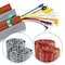 Maximm 3ft 1" Split Wire Loom Cable Protector, 4PK, Blk/Wht & Blk/Org, 4PK SCW-3FT-1-2BW-2BO-4PK - alternate 1