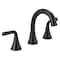 Delta Kayra Two Handle Widespread Bathroom Faucet 3533LF-BLMPU - alternate 2