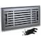Sierra Grates 4 in. H X 10 in. W Powder Coat Steel, Granite Grey Floor Register LIN410-GRY - alternate 1