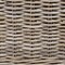 Happimess Yael Coastal Hand-Woven "STORAGE" Rattan Basket with Wheels and Handles, Kubu Gray BSK1001A - alternate 3