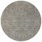 Homeroots 8' Gray And Silver Round Southwestern Washable Indoor Outdoor Area Rug 587052 - alternate 3