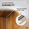M-D Building Products Building Products 81'' Premium Rubber PLATINUM Top & Sides Door Seal for Doors W/ Kerf/Channel Beige 43348 - alternate 2